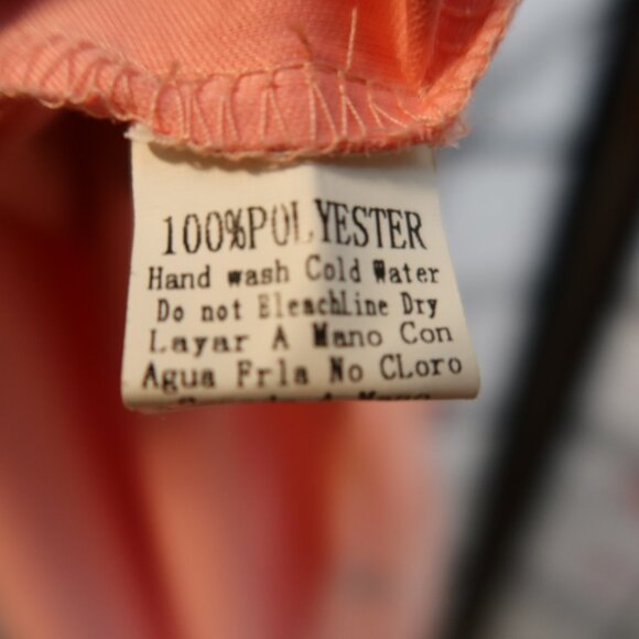 Pinkblush Floral Mini Dress - Peach and Blue Bird Pattern Maternity Dress - Picture 10 of 16